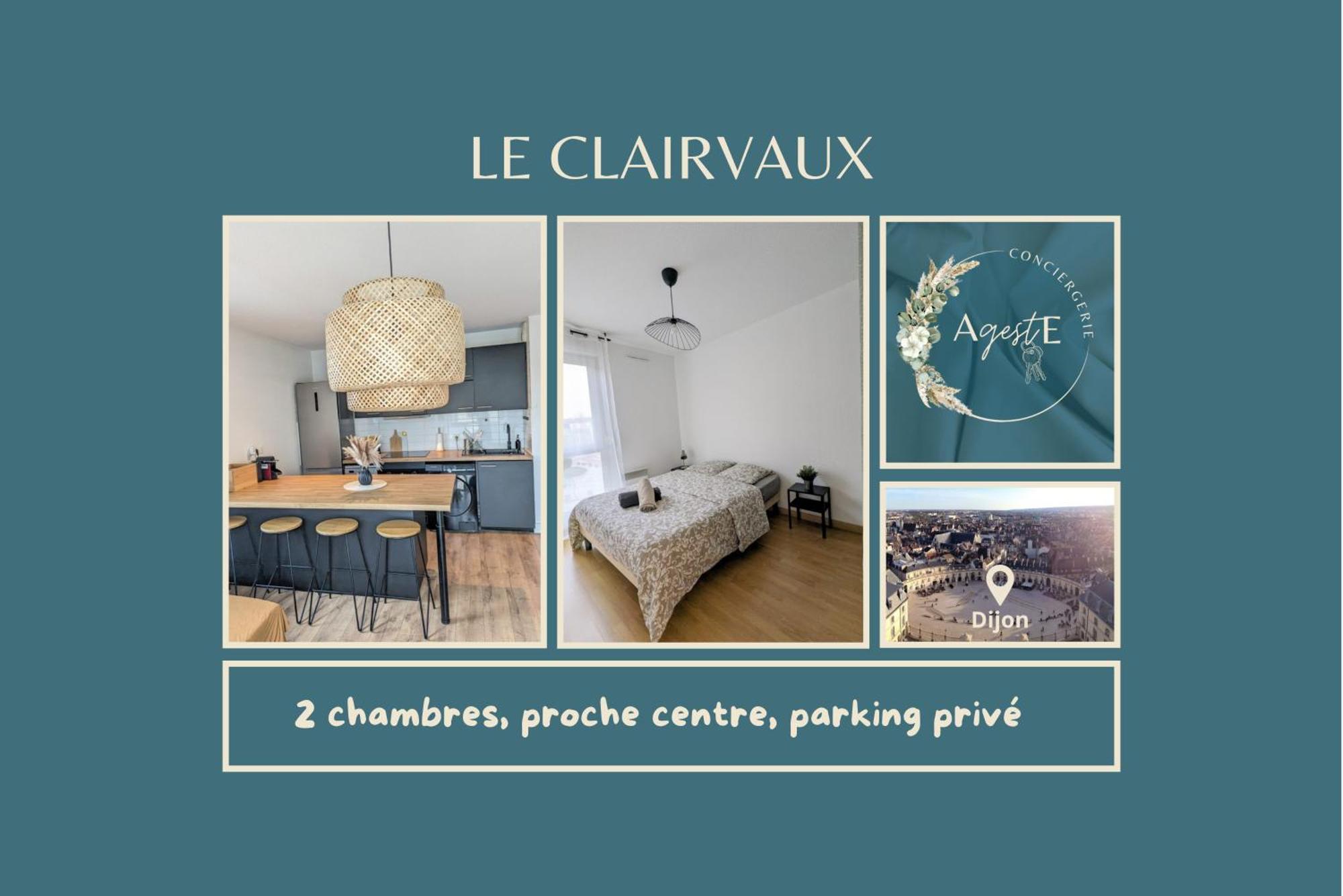 Le Clairvaux - Proche Centre Avec 1 Place En Parking Souterrain Dijon Buitenkant foto